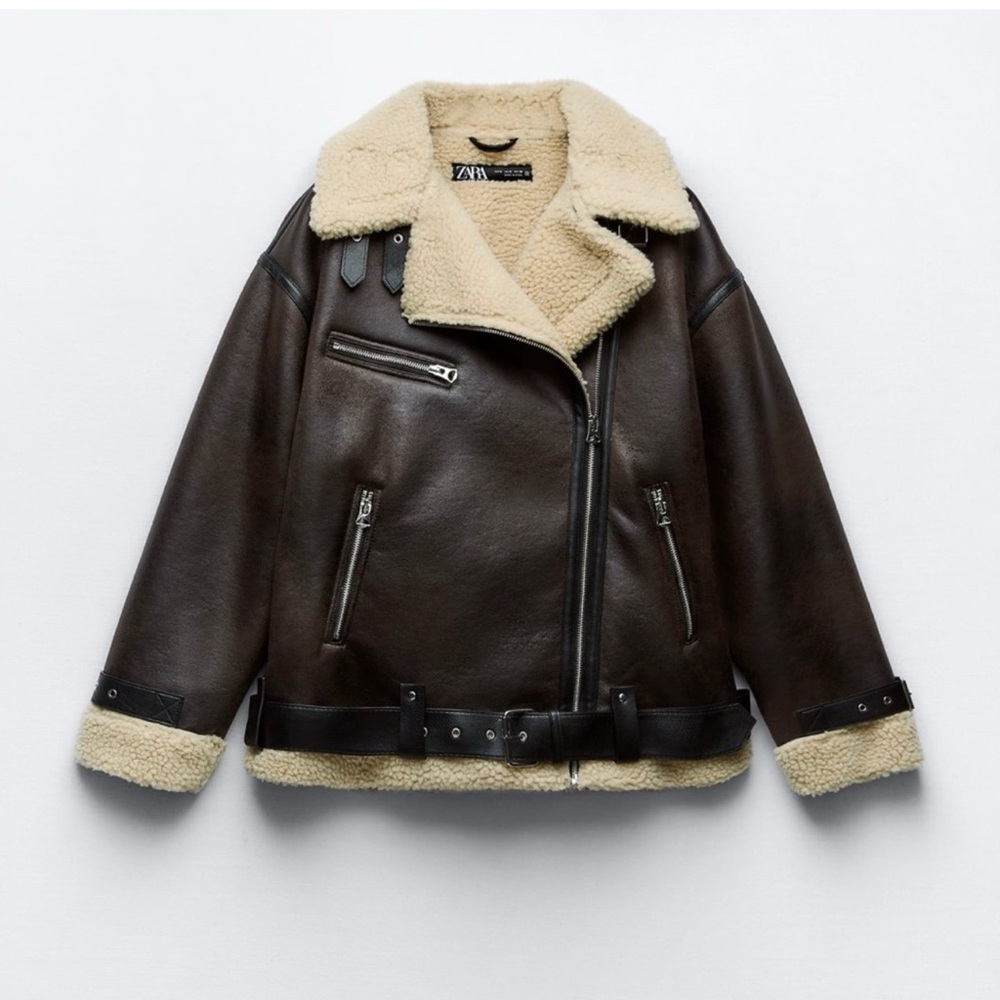Zara double faced long Jacket